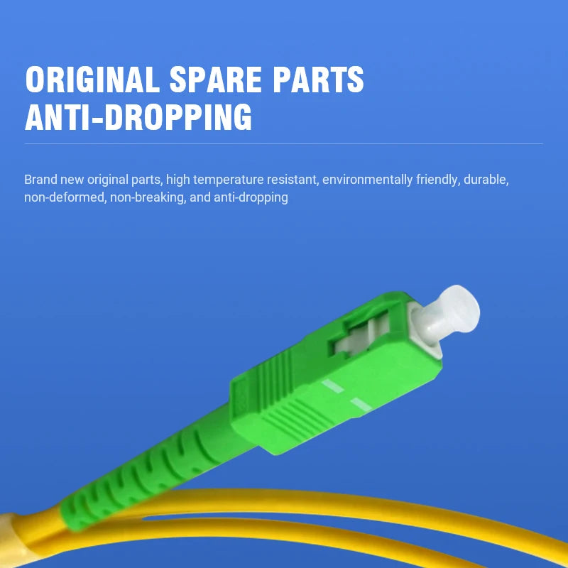 SC APC Singlemode Simplex Fiber Optic Patch Cable