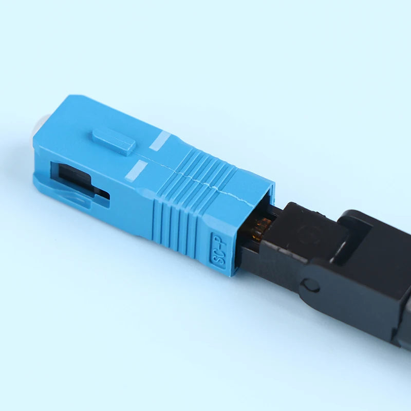 FTTH SC APC Single Mode SC UPC Fiber Optic Quick Connector