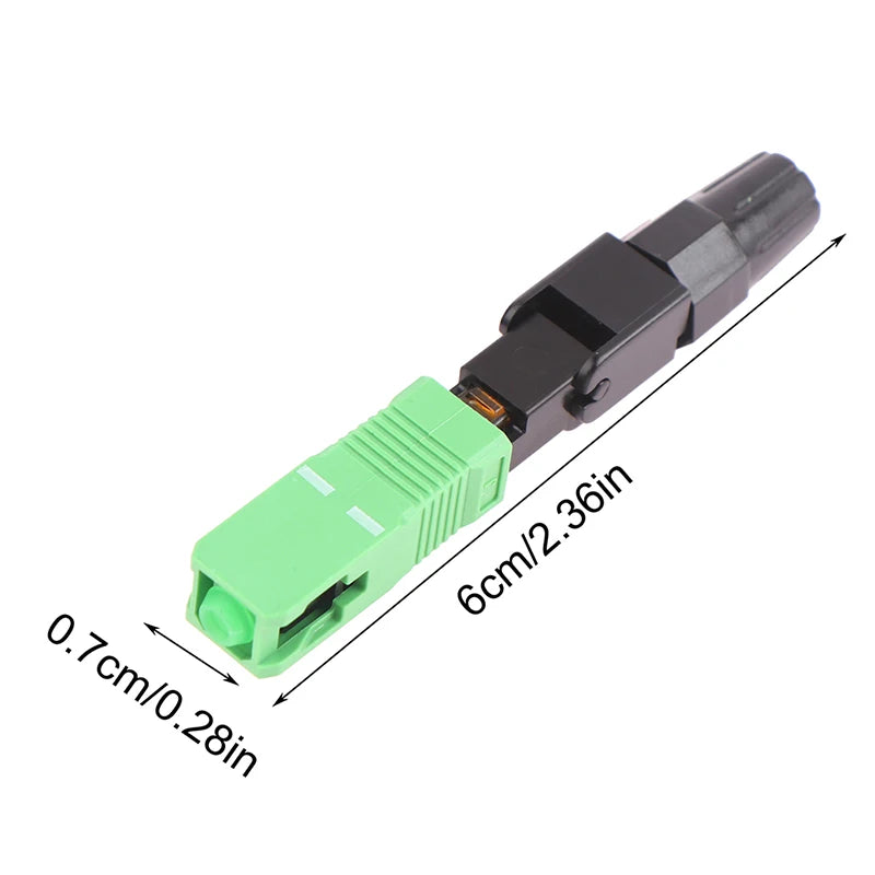 FTTH SC APC Single Mode SC UPC Fiber Optic Quick Connector