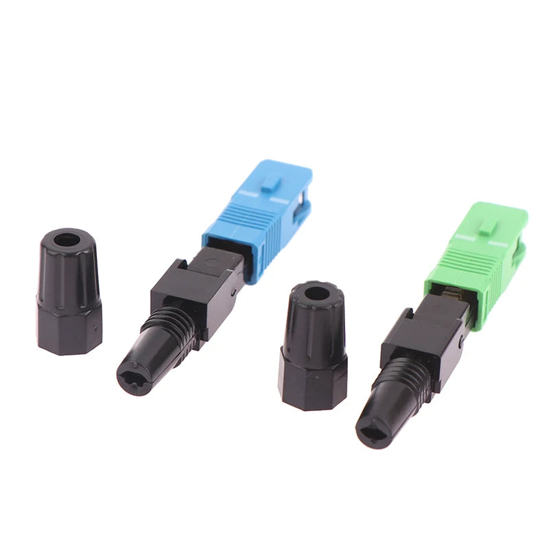 FTTH SC APC Single Mode SC UPC Fiber Optic Quick Connector