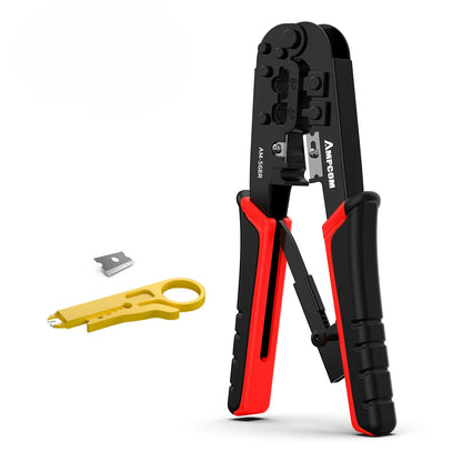 Crimping Tool Crimper Cutter Stripper 6P 8P RJ-11/RJ-12 RJ-45